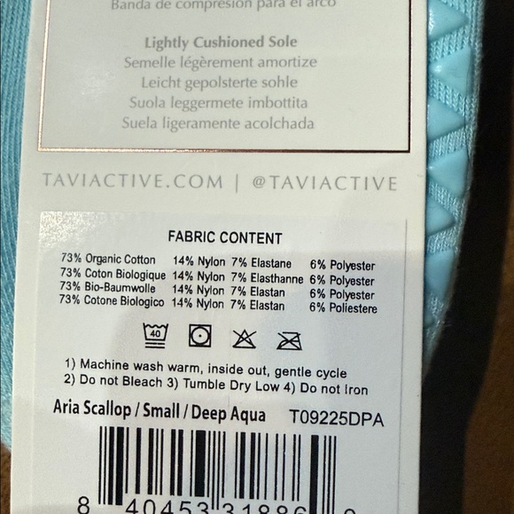 Aria is for ankle and you! 💋💋💋cute Blue Grip Socks - Picture 3 of 3